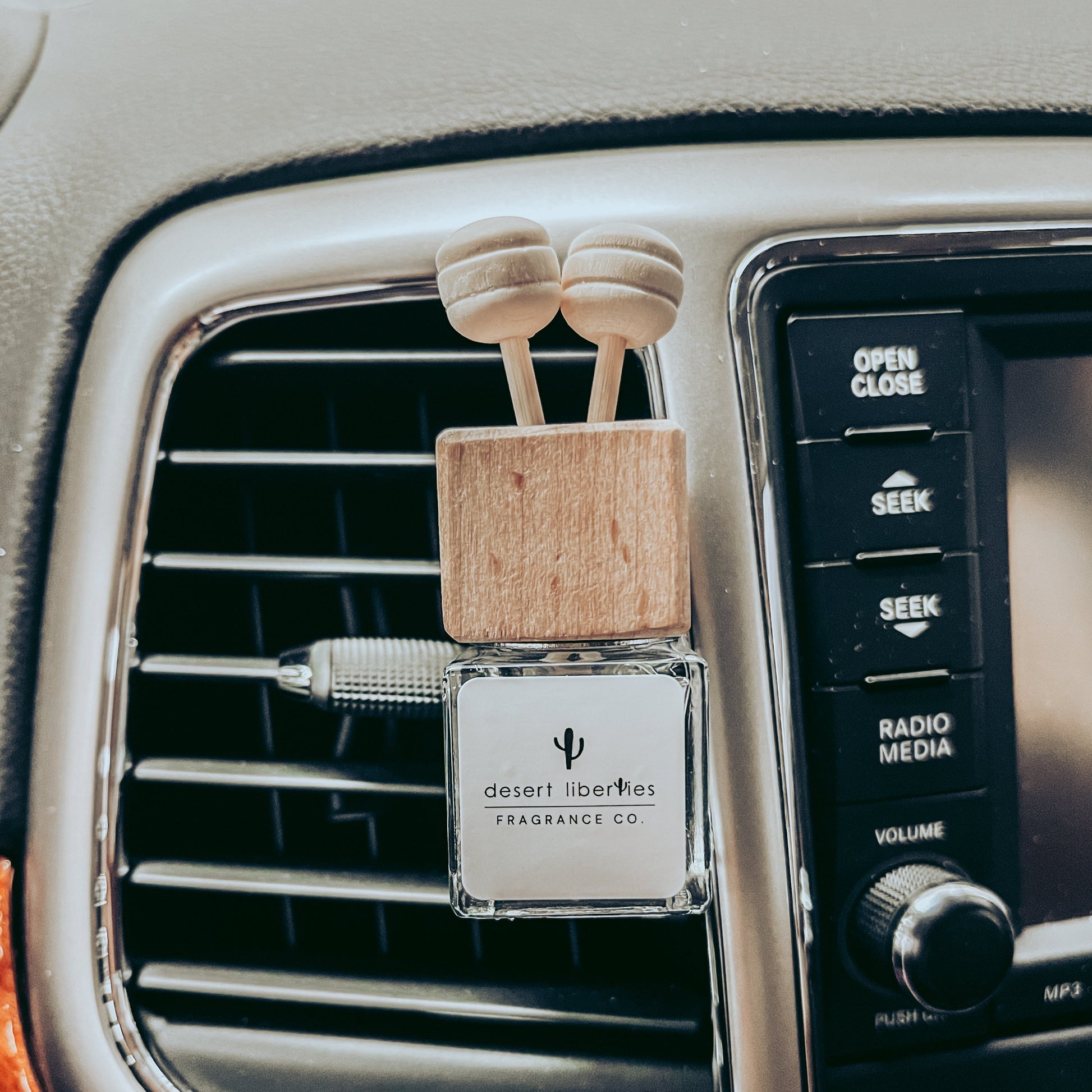 Car diffuser plugged into a car vent