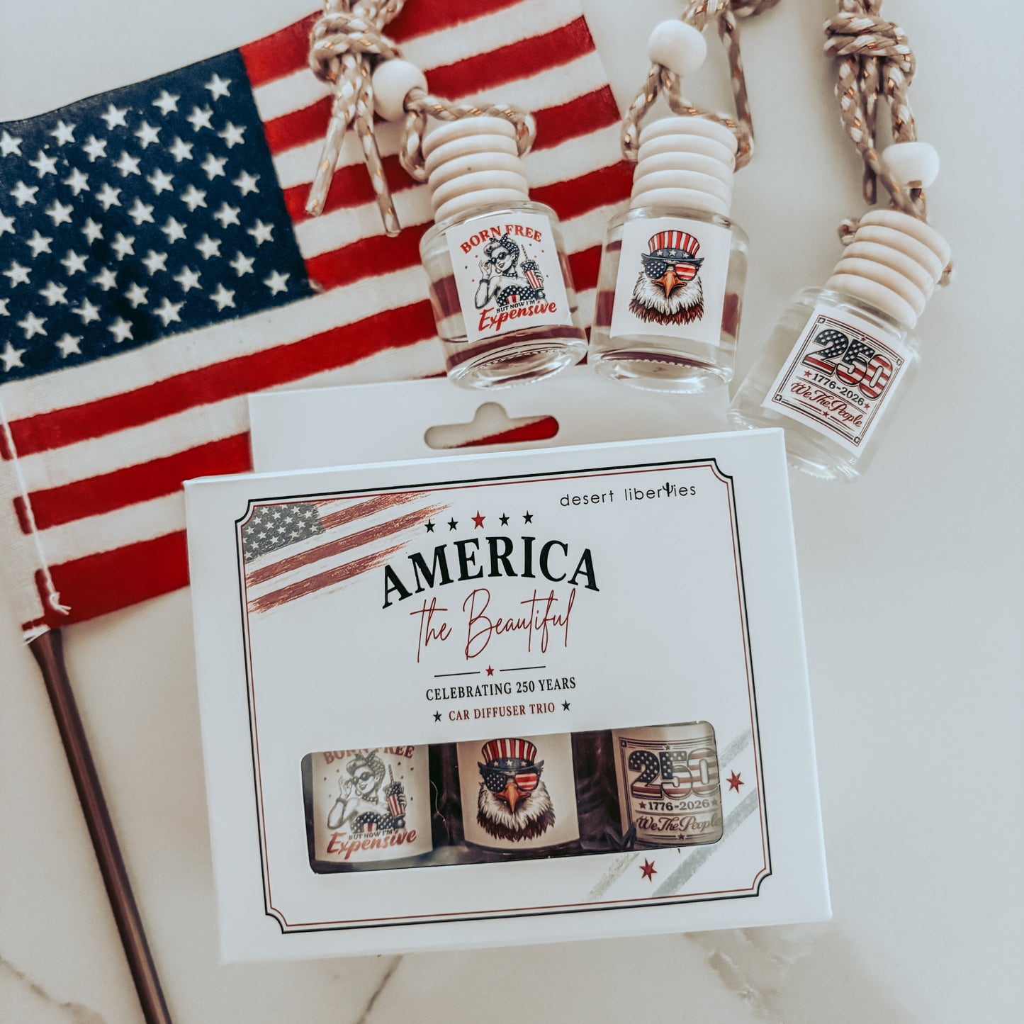 Car Diffuser Trio, Limited Edition 🇺🇸