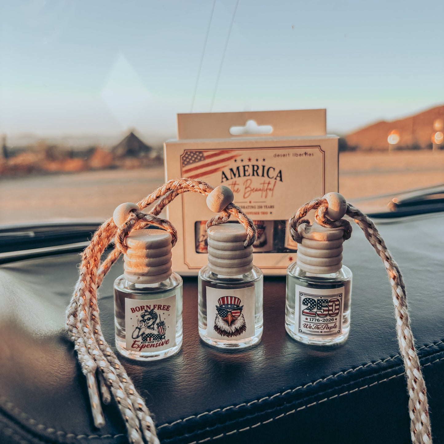 Car Diffuser Trio, Limited Edition 🇺🇸